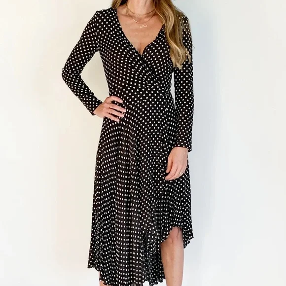 Zimmermann Polka Dot Wrap Dress - Picture 3 of 10